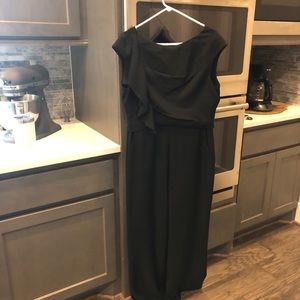 One piece black pantsuit